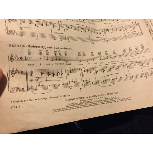 Doris Day & Howard Kneel in Calamity Jane Vintage 1953 Secret Love Photo Sheet M - Picture 7 of 9